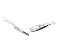 Arcos Gadgets Profesionales, Pinzas para Emplatar, Acero Inoxidable 140 mm, Color Gris & Gadgets Profesionales - Pinza para Pescado, Acero Inoxidable, Tamaño de 110 mm, Color Gris
