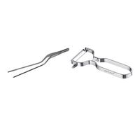 Arcos Gadgets Profesionales, Pinzas para Emplatar, Acero Inoxidable 200 mm, Color Gris & Gadgets Profesionales, Pelador de Frutas Pelador de Verdura, Acero Inoxidable Cromado, Color Plata, 110 mm