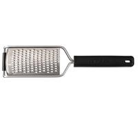 Arcos Gadgets Profesionales - Rallador de Queso de Acero Inoxidable 130 mm - Mango Ergonómico Negro - Ideal para Cocina y Quesos Duros - Serie Profesional