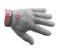 Arcos Guantes de Protección de Malla - Acero Inoxidable Anticorte para Cocina - Tamaño M 250 mm - Certificación EN 420, EN 10827 - Seguridad y Durabilidad Gray