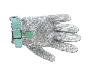Arcos Guantes de Protección de Malla - Acero Inoxidable Anticorte para Seguridad - Tamaño XS 230 mm - Certificación EN 420, EN 10827 - Ideal para Industria y Cocina Gray