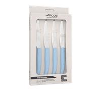 Arcos juego 4 piezas. de cuchillo chuletero color azul microperlado
