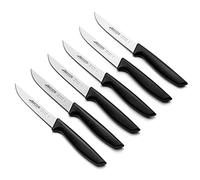 Arcos Juego Cuchillos Pelar Acero Inoxidable Nitrum 4" | Serie Universal. Mango ergonómico polioximetileno. Para pelar frutas y verduras. Color negro.
