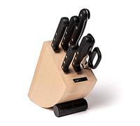Arcos – Taco 5 cuchillos y tijeras Universal 285600 – 6 piezas, acero inoxidable, bloque