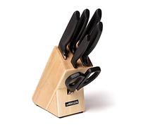 Arcos Taco 6 piezas Niza 136100 – 5 cuchillos y tijera, acero inoxidable, mango polipropileno