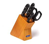 Arcos Juego de 4 cuchillos y tijera Maitre 152100 de acero inoxidable