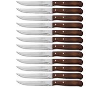 ARCOS Latina - Cuchillo de Cocina con Hoja Serrada (130 mm) - 100800 - Hoja de Acero Inoxidable Nitrum® - Mango de Madera Comprimido - PACK 12