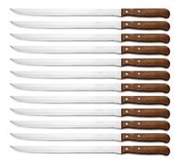 ARCOS Latina - Cuchillo Jamonero Flexible (250 mm) - 101300 - Hoja de Acero Inoxidable Nitrum® - Mango de Madera Comprimido - PACK 12