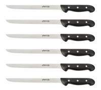 ARCOS Maitre - Cuchillo Jamonero (240 mm) - Hoja de Acero Inoxidable Nitrum® - Mango Negro de Polipropileno (PP) - 151800 - PACK 6