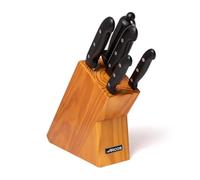 Taco con 4 cuchillos de cocina de cocina y chaira arcos maitre 152000,