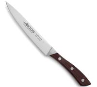 ARCOS Natura - Cuchillo de Cocina (160 mm) - Hoja de Acero Inoxidable Forjado Nitrum® - Mango de Madera de Palisandro
