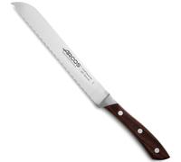 ARCOS Natura - Cuchillo Panero (200 mm) - Hoja de Acero Inoxidable Forjado Nitrum® - Mango de Madera de Palisandro