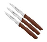 Arcos Nova Cuchillo Mondador Acero Inoxidable 100 mm (Paquete de 3)