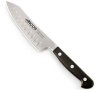 ARCOS Opera - Cuchillo Rocking Santoku Alveolado (145 mm) - Acero Inoxidable Forjado Nitrum® - Mango de Polioximetileno (POM)