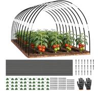 Arcos para Invernadero 30 Piezas, Fibra de Vidrio, bancal Alto | Arcos de fibra de vidrio, 30 piezas. Resistentes y flexibles, protegen plantas. Fácil instalación jardín, túnel, bancal alto