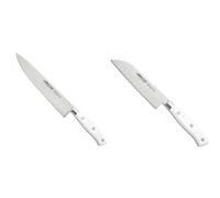 Arcos Riviera Blanc Cuchillo de cocinero, 200 mm (estuche) + Riviera Blanc Cuchillo mondador, 100 mm, color Blanco