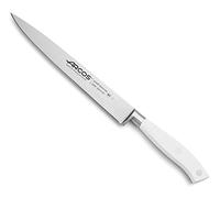 Arcos - Cuchillo fileteador Riviera Blanc 233024 - Acero Nitrum, hoja 20 cm, mango POM blanco