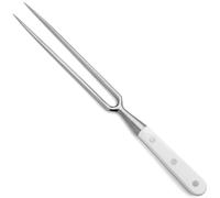 ARCOS Riviera Blanc - Tenedor Trinchante (180 mm) - Acero Inoxidable Forjado Nitrum® - Mango Blanco de Polioximetileno (POM)