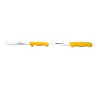 Arcos Serie 2900, Cuchillo Fileteador Flexible, Hoja De Acero Inoxidable Nitrum De 200 Mm + Serie 2900, Cuchillo Deshuesador, Hoja De Acero Inoxidable Nitrum De 130 Mm