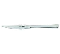 Arcos Serie Capri Caja de 12 uds Cuchillo Chuletero, Monoblock de una pieza en Acero Inoxidable 110 mm, Color Plata (12 uds)