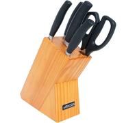 Arcos serie clara - juego 4 cuchillos de cocina (mondador + chef + pan
