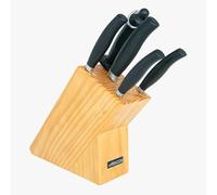 Arcos – Juego 4 cuchillos de cocina Serie Clara + chaira – Acero NITRUM, mango polipropileno