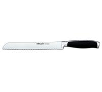 Arcos Serie Kyoto - Cuchillo Panero - Hoja de Acero Inoxidable Forjado NITRUM 220 mm - Mango de Polioximetileno (POM) Color Negro