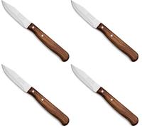 Arcos Serie Latina, Cuchillo Mondador, Hoja de 65 mm, Mango Madera (Paquete de 4)