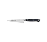 Arcos Serie Lyon - Cuchillo Mondador | Cuchillo Arcos - Hoja de Acero Inoxidable Forjado NITRUM de 100 mm - Mango de Polioximetileno (POM) - Color Negro