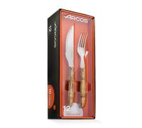 Arcos serie mesa-set chuletero (6 cuchillos + 6 tenedores) -acero inox