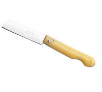 Arcos Serie Navajas Profesionales Caja 12 uds Navaja Profesional, Hoja Filo de Acero Inoxidable Nitrum de 85 mm, Navaja de Acero Inoxidable Color Amarillo (12 UDS)