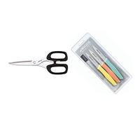 Arcos Serie Prochef, Tijeras de Cocina, Hoja de Acero Inoxidable, 200 mm, Mango de Polipropileno Color Negro & Nova, Cuchillos Mondadores, Acero Inoxidable, Multicolor, 85 mm (Paquete de 3)