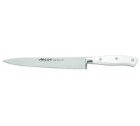 Arcos Serie Riviera Blanc - Cuchillo de Lenguado Cuchillo de Pescado - Hoja de Acero Inoxidable Forjado NITRUM 170 mm - Mango de Polioximetileno (POM) Color Blanco