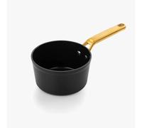 Arcos Serie Samoa Iconic | Cazo Antiadherente Cerámico 16 cm y 1,5 L | Aluminio Forjado | Apta cualquier cocina | Mango Acero Inoxidable | Color Negro | LIBRE DE (PFOA / PTFE / PFOS)