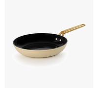 ARCOS Samoa Iconic Beige - Sartén Antiadherente Cerámico (28 cm) - Aluminio Forjado - Mango Dorado de Acero Inoxidable