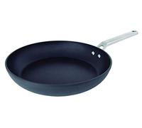 Arcos Serie Samoa | Sarten Antiadherente 32 cm | Aluminio Forjado | Apta cualquier cocina | Mango Acero Inoxidable Efecto Frio | Sistema ahorro energético | Apta lavavajillas | Color Negro