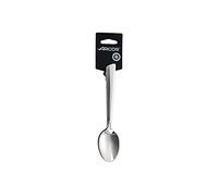 Arcos Serie Toscana - Caja de 4 uds Juego de Cucharas para Postre (3 cucharas) - Monoblock de una Pieza en Acero Inoxidable 18/10 y 180 mm - Color Plata (4 uds)