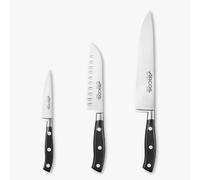 Arcos Riviera Set 3 Cuchillos Forjados Acero Inoxidable Nitrum
