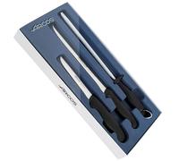 Arcos Set jamonero 3 piezas Serie 2900 – Acero NITRUM, mango ergonómico de polipropileno negro
