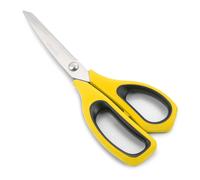 Arcos Tijeras cocina Acero Inoxidable. Tijeras cocina profesionales para cortar todo tipo alimentos. Mango polipropileno y Hoja 235 mm. Serie Prochef. Color amarillo y negro.