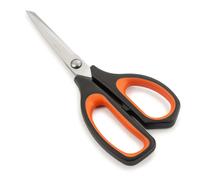 ARCOS Tijeras de Cocina Multifunción 215mm de Acero Inoxidable y Polipropileno. Tijera Multiusos Profesional con Mango Ergonómico para Uso Diario. Color Negro y Naranja. Serie Prochef