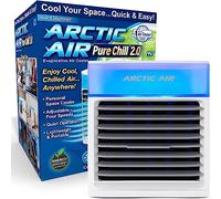 ARCTIC AIR PURE CHILL 2.0 - Aire acondicionado portátil - Refresca y humedece el aire de la habitación - Silencioso y Ligero - Ideal dormitorio, oficina, salón... - Refrigeración hidráulica - 7