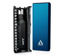 Arctic Cooling Juego destornilladores de carraca 27 en 1 – Carcasa aluminio, cargador de puntas