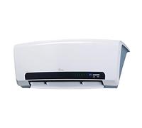 ARDES AR4W08P PARETO X Termoventilador Cerámico de Pared 2000W Resistente al Agua, Termoventilador de Baño Programable Temporizador 12h, Panel Cerámica Silver Silk Smart + Magic Display Digital LED