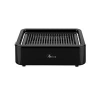 ARDES ARGRILL01 Barbacoa eléctrica sin humo, barbacoa sin humo con calentamiento por infrarrojos 1100 W, barbacoa eléctrica portátil de balcón para interior o exterior con parrilla extraíble
