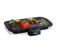 ARDES Barbacoa Eléctrica sin humo 2200 W Parrilla Eléctrica Portátil de Balcón Barbacoa da Interior o Exterior Color Negro Modelo AR1B01