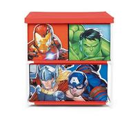 Arditex Marvel 3 Drawer Avengers Storage Shelf Transparente Niños