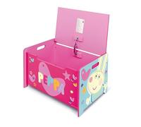 Arditex - Banco juguetero de madera Peppa Pig 62.5 x 40 x 37 cm Rosa Niños