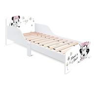 Arditex Cama infantil Minnie 77x143x60 cm para colchón 70x140 cm Plateado