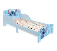 Arditex Cama infantil Lilo & Stitch de madera 77x143x60 cm Azul para colchón 70x140 cm fácil montaje